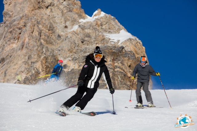 planet-aventure ski alpin à Courchevel